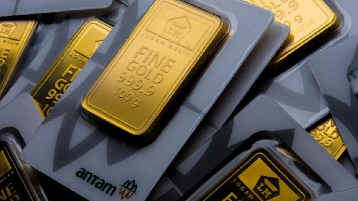 Harga Emas Antam Turun Rp50.000 Menjadi Rp2.769.000 per Gram