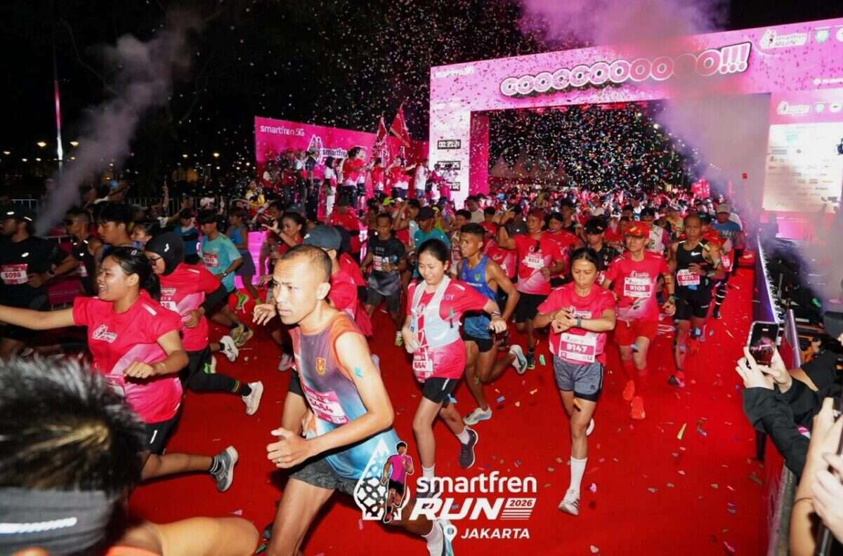 SMARTFREN RUN 2026 Dorong 7.500 Pelari Meriahkan GBK