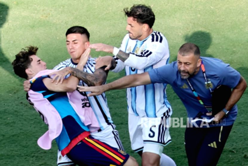 Daftar Sanksi Pemain Argentina Usai Keributan Final Piala Dunia
