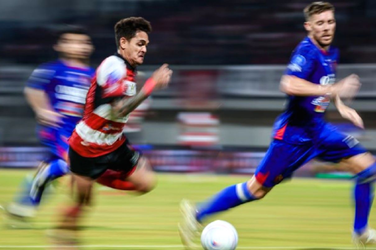 Dimitar Mitkov Cetak Brace, Madura United Menang 2-0 di Laga Perdana