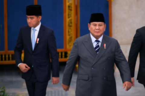 Survei Poltracking: 55,3 Persen Masyarakat Puas Kinerja Prabowo-Gibran