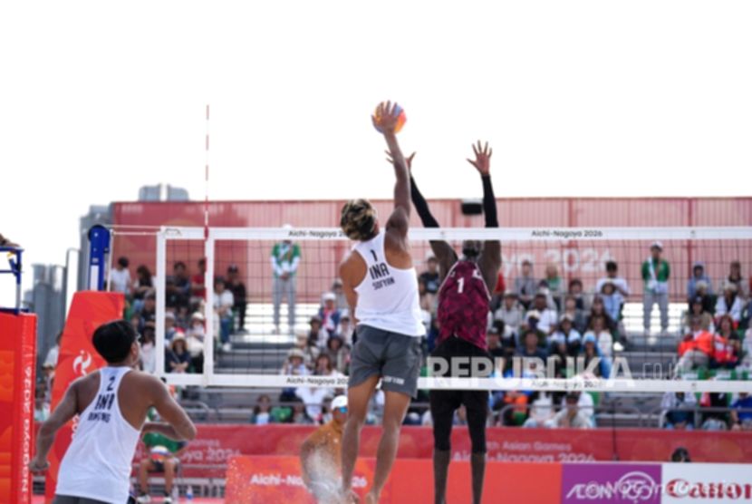 Tim Voli Pantai Putra Indonesia Gagal Rebut Emas Usai Cedera